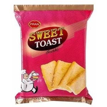 Pran Sweet Toast Rusk, 300Gm, 12 Pieces Per Carton